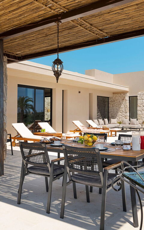 Eos Villa: all'aperto, Balcone / Terrazza / Patio, Esterni, Piscina