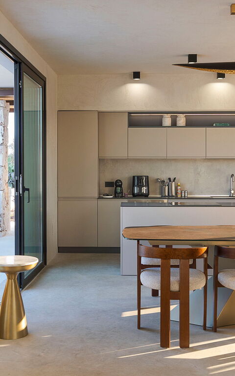 Eos Villa: Cucina, Sala da pranzo