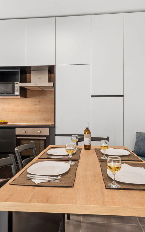 Villa Melia: Cucina, Sala da pranzo