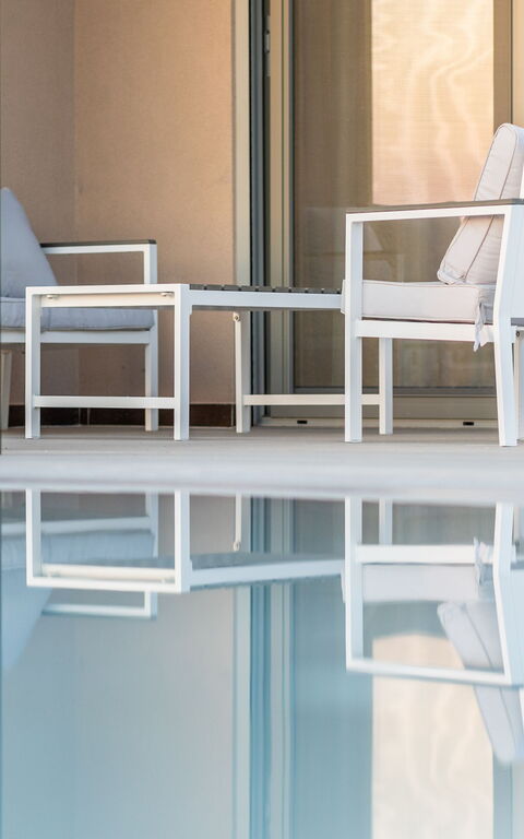 Villa Melia: all'aperto, Esterni