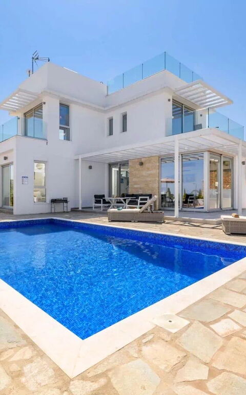Mylos Lifestyle Seaview Villa #37: all'aperto, Esterni, Piscina