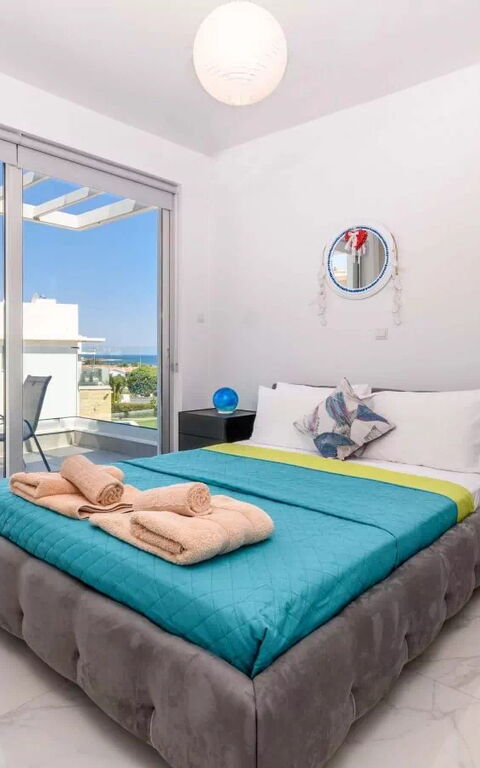 Mylos Lifestyle Seaview Villa #37: Camera da letto