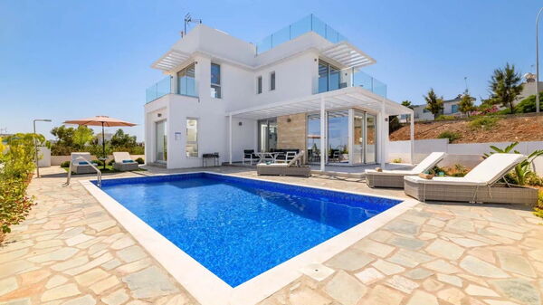 Mylos Lifestyle Seaview Villa #37: all'aperto, Esterni, Piscina