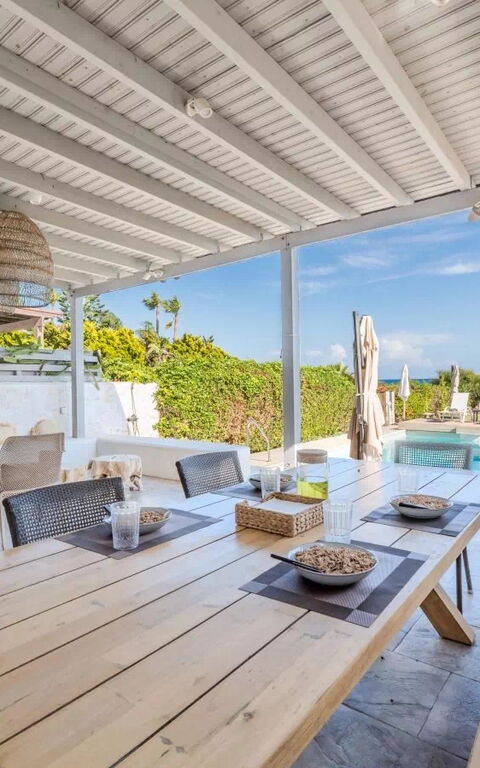 Aya Thekla Beach House: all'aperto, Balcone / Terrazza / Patio, Esterni, Piscina