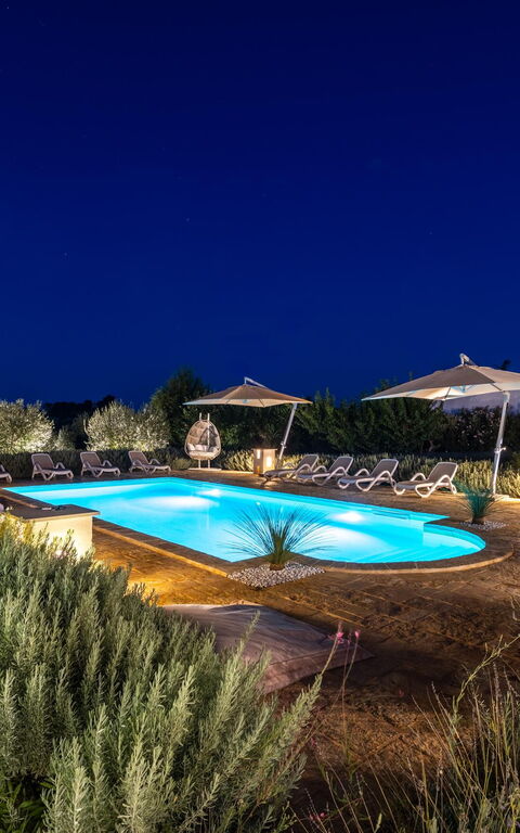 Villa Calanthia: all'aperto, Esterni, Giardino, Piscina