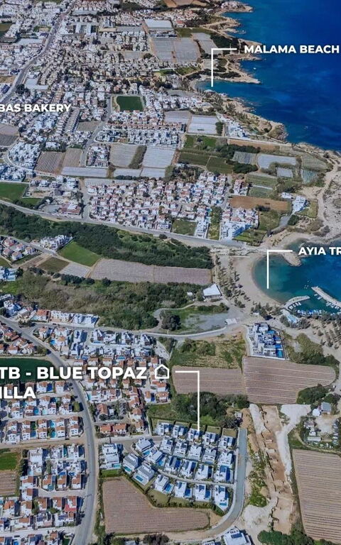 By the Beach - Blue Topaz Villa: Vista Panoramica