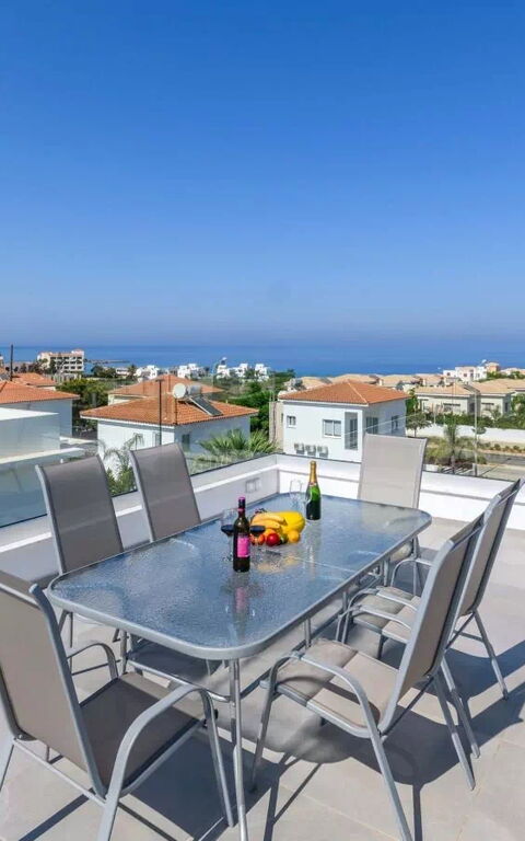 Mylos Lifestyle Seaview Villa #15: Balcone / Terrazza / Patio