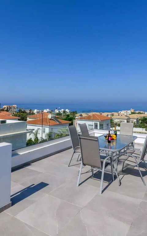 Mylos Lifestyle Seaview Villa #15: Balcone / Terrazza / Patio