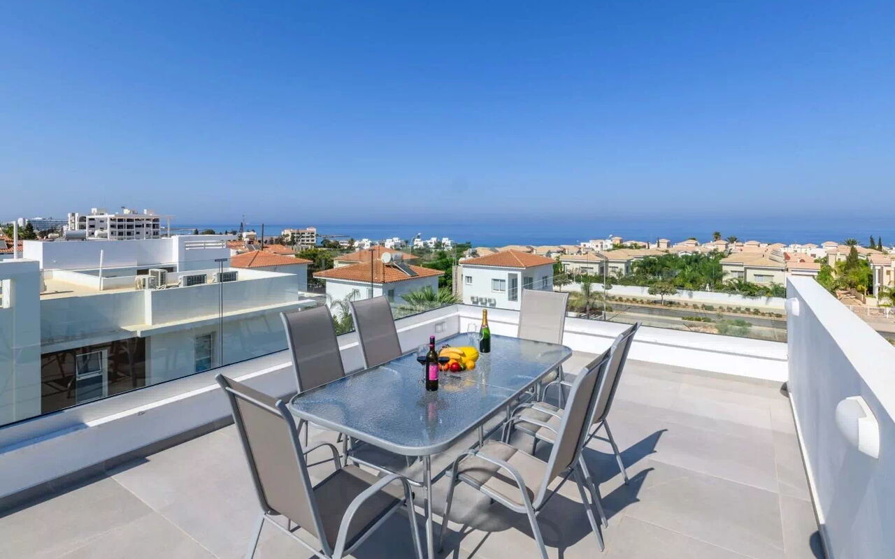 Mylos Lifestyle Seaview Villa #15: Balcone / Terrazza / Patio