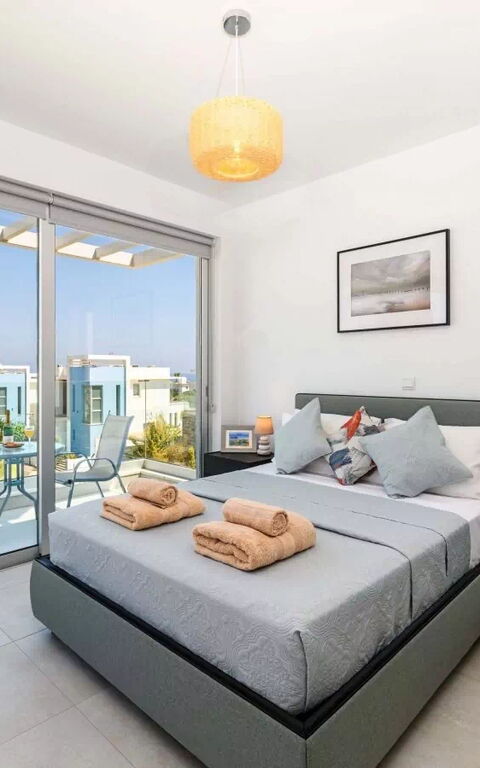 Mylos Lifestyle Seaview Villa #21: Camera da letto