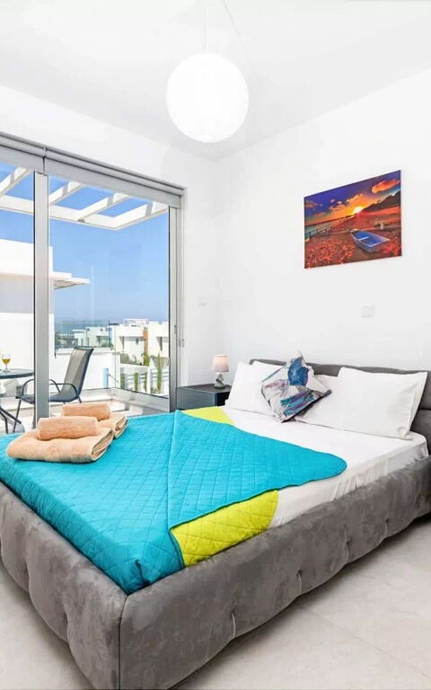 Mylos Lifestyle Seaview Villa #21: Camera da letto