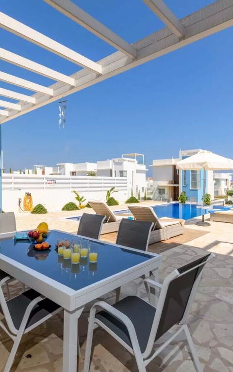 Mylos Lifestyle Seaview Villa #21: all'aperto, Balcone / Terrazza / Patio, Esterni, Piscina