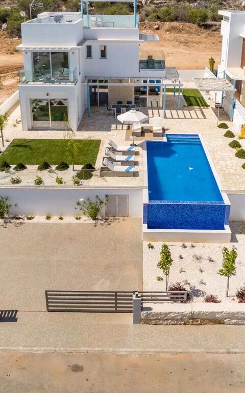 Mylos Lifestyle Seaview Villa #21: Piscina