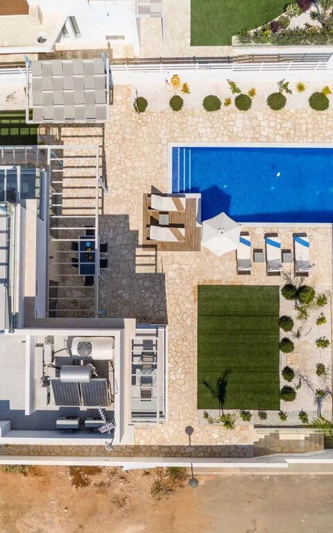Mylos Lifestyle Seaview Villa #21: Piscina, Vista Panoramica