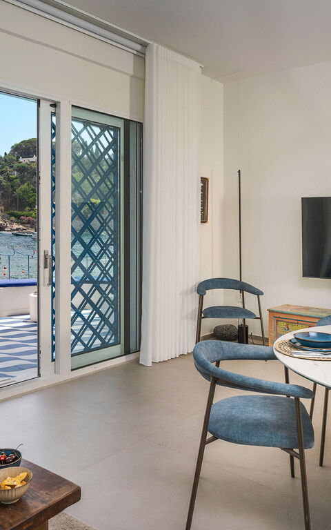 La Prua Apartament: Cucina, Sala da pranzo, Soggiorno