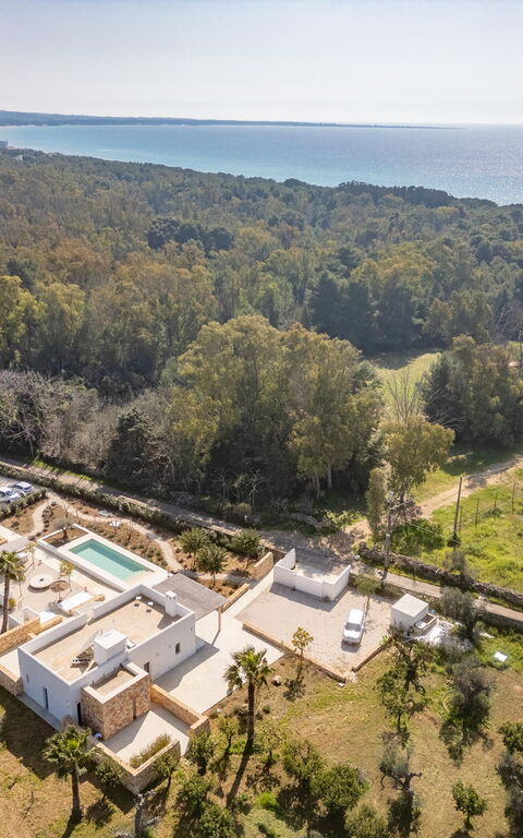 Villa Panacea: Giardino, Vista Panoramica