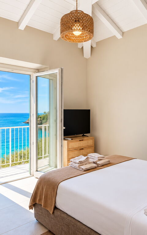 Roc Villa: Camera da letto, Vista Panoramica