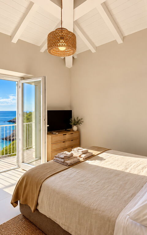 Roc Villa: Camera da letto, Vista Panoramica