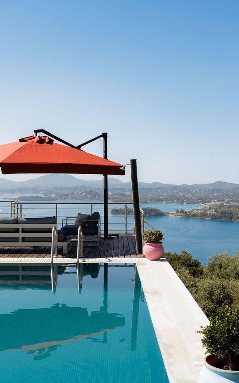 Villa Kastraki: all'aperto, Esterni, Piscina, Vista Panoramica