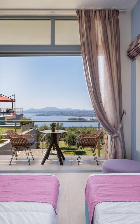 Villa Kastraki: Camera da letto