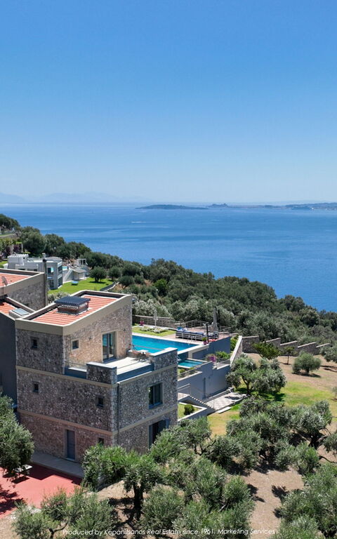 Villa Kastraki: Vista Panoramica
