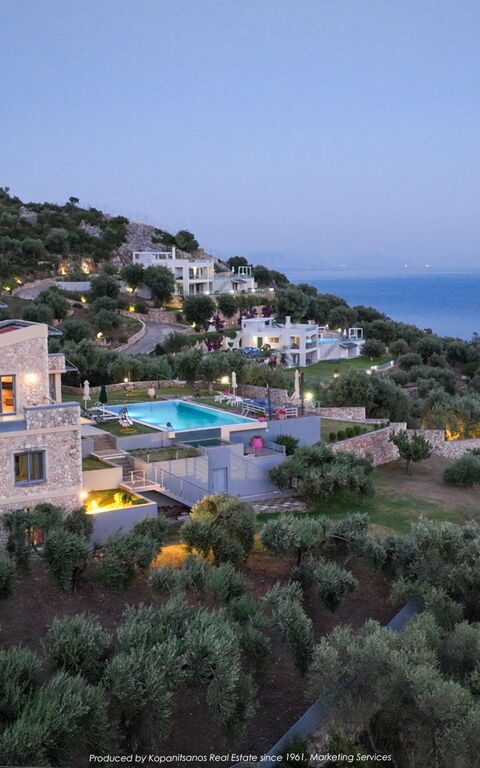 Villa Kastraki: Vista Panoramica