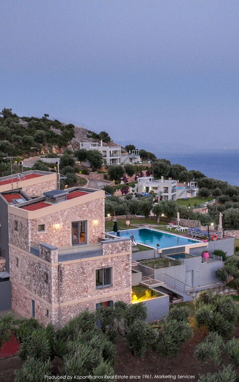 Villa Kastraki: Vista Panoramica
