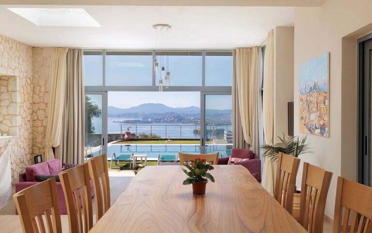 Villa Kastraki: Sala da pranzo