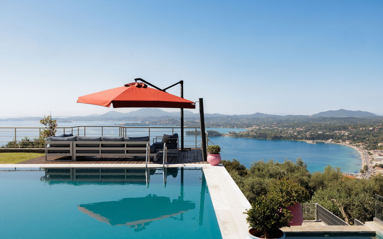 Villa Kastraki: all'aperto, Esterni, Piscina, Vista Panoramica