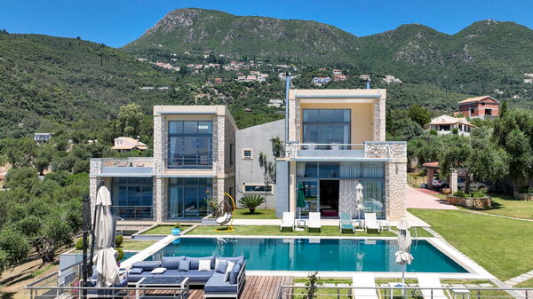 Villa Kastraki: all'aperto, Esterni, Giardino, Piscina