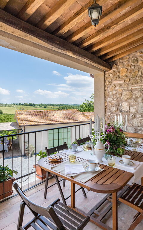 Villa a Casa di Giovanni: all'aperto, Balcone / Terrazza / Patio, Esterni, Vista Panoramica