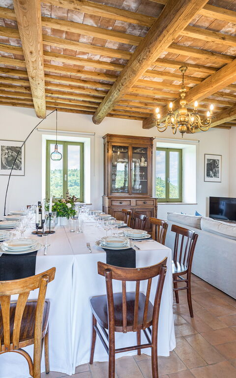 Villa a Casa di Giovanni: Sala da pranzo, Soggiorno